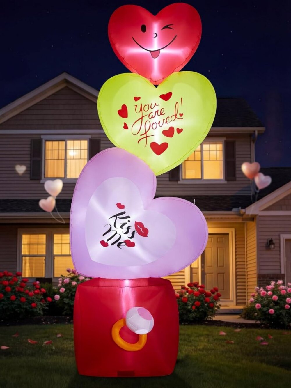 Giant 14FT Inflatable Heart Decoration for Weddings, Proposals & Anniversaries